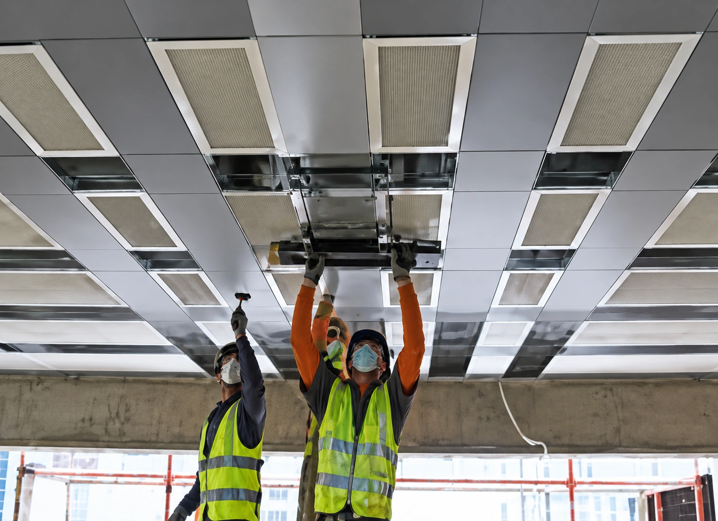 Nation Tower — Carbon fibre work